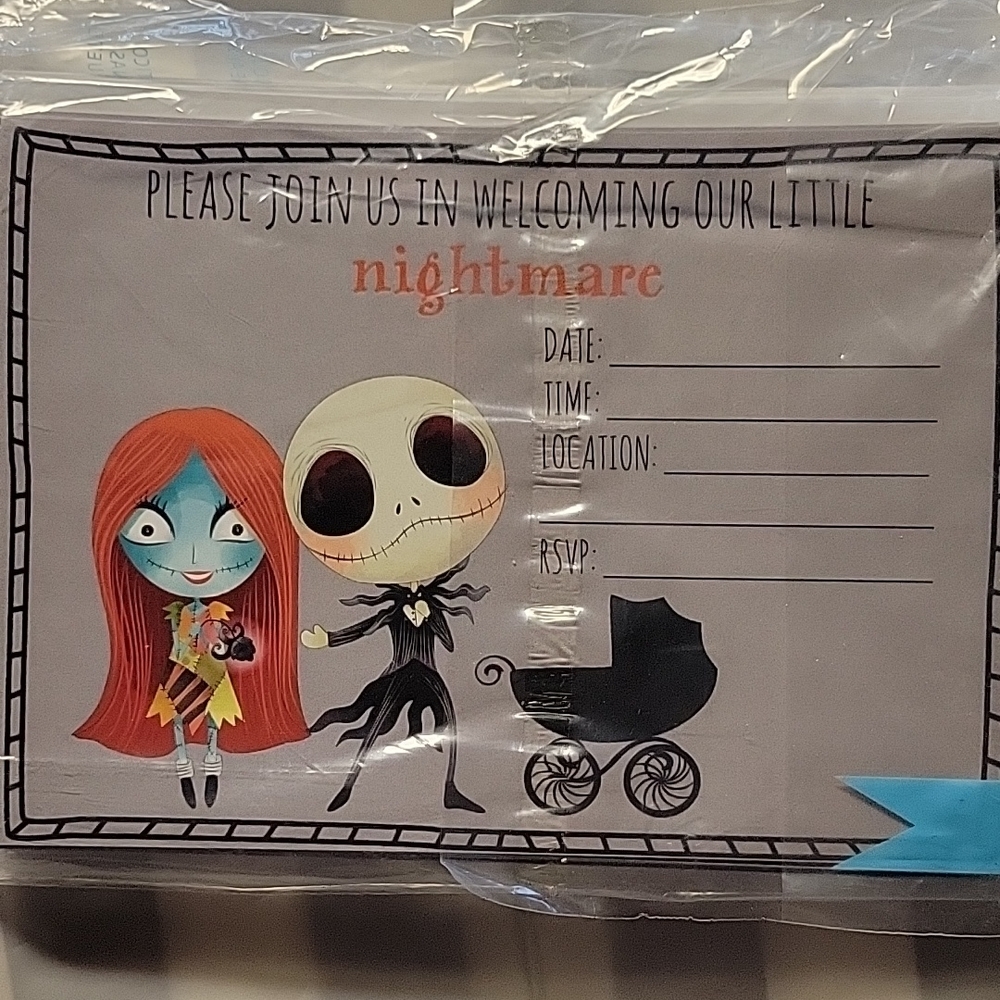 Nightmare before Christmas baby shower bundle